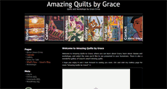Desktop Screenshot of amazingquiltsbygrace.com